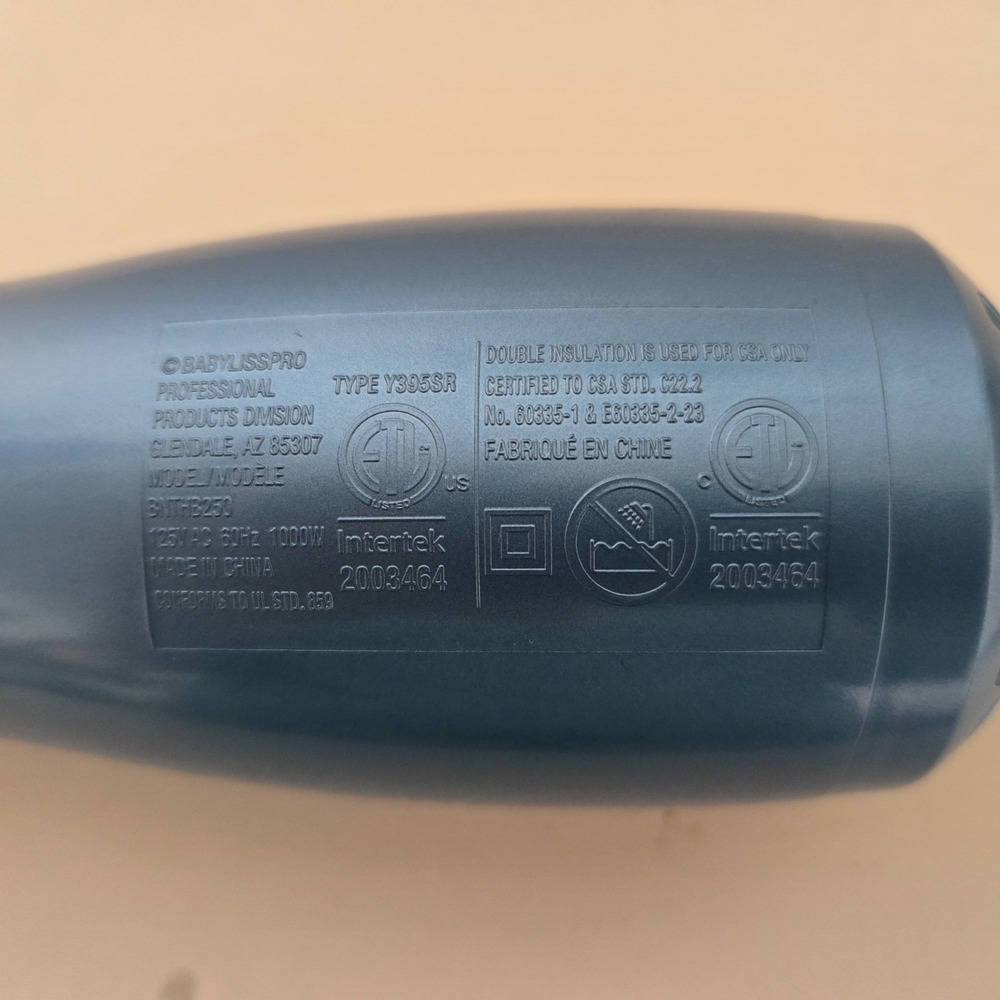 Babyliss PRO Nano Titanium Professional Hot Air Dry Brush Styling 2.5" BNTHB250 - Picture 6 of 6